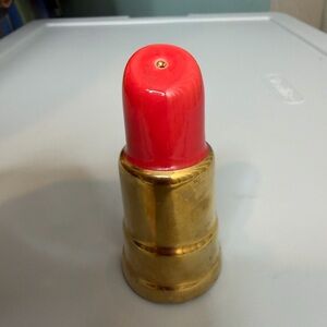 Lipstick Red Gold Salt Shaker